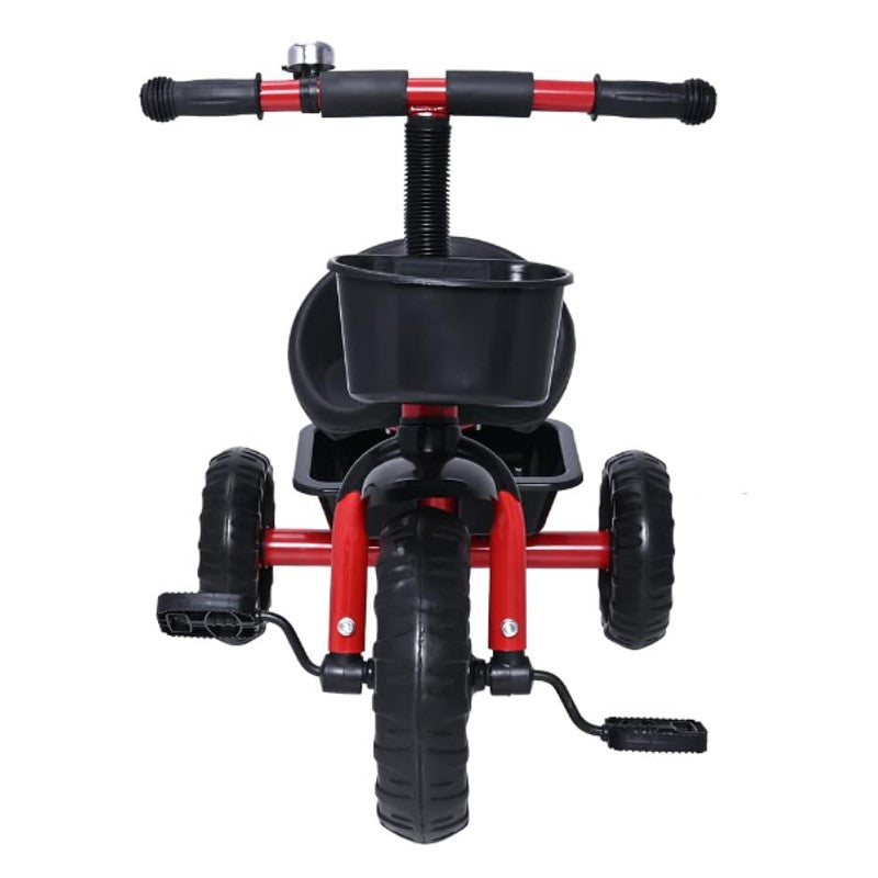 Triciclo Infantil Vermelho com Cestinha e Buzina - Shiny