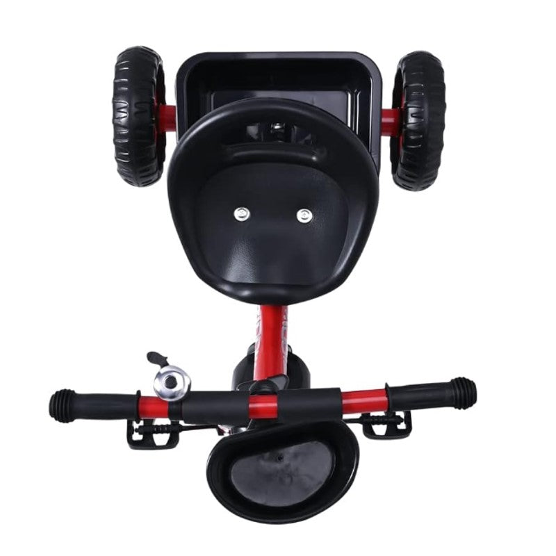 Triciclo Infantil Vermelho com Cestinha e Buzina - Shiny