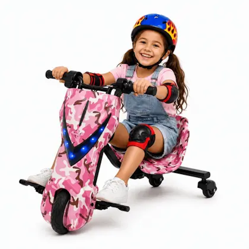 Triciclo Drift Eletrico Pink Extreme 36V 250W - Zippy Toys