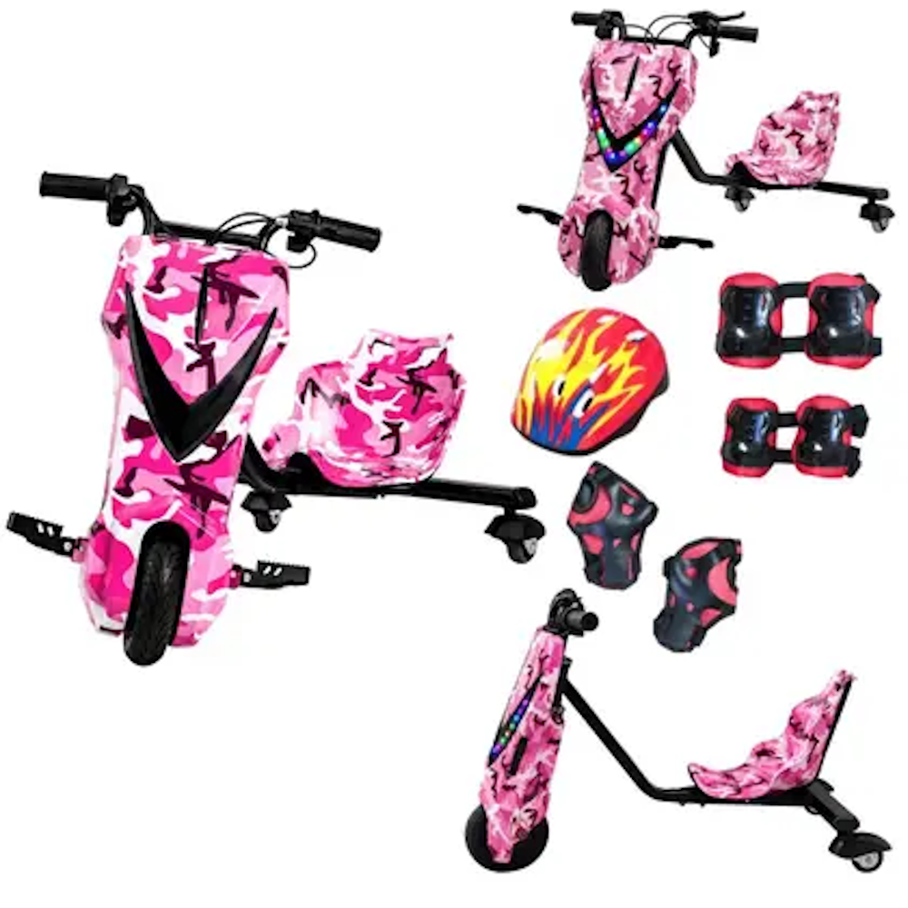 Triciclo Drift Eletrico Pink Extreme 36V 250W - Zippy Toys