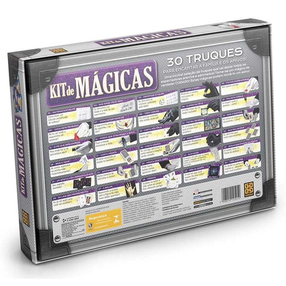 Jogo Kit De Mágicas 30 Truques - Grow 02525