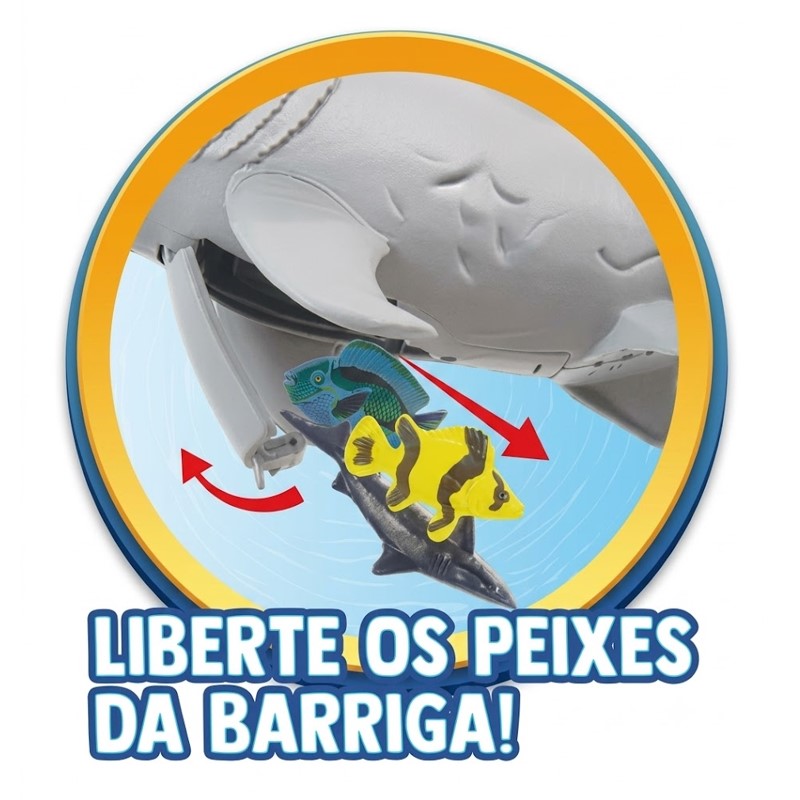 Brinquedo Mordida do Tubarão Aventura Marinha c/ Som - Brink Center