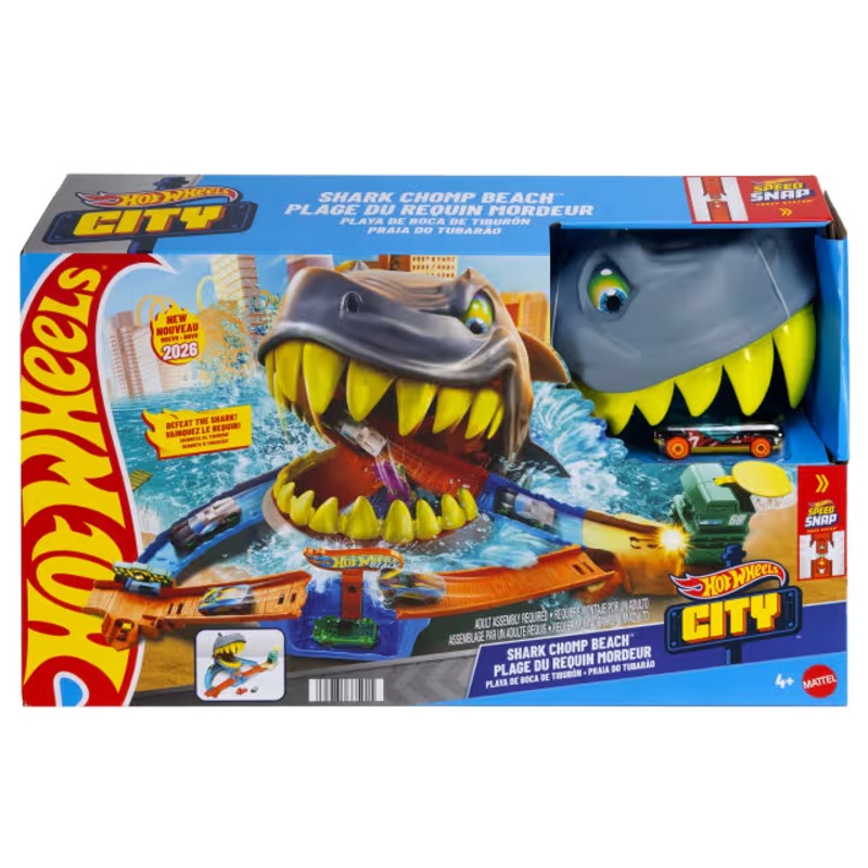 Pista Hot Wheels City Praia Do Tubarão - Mattel