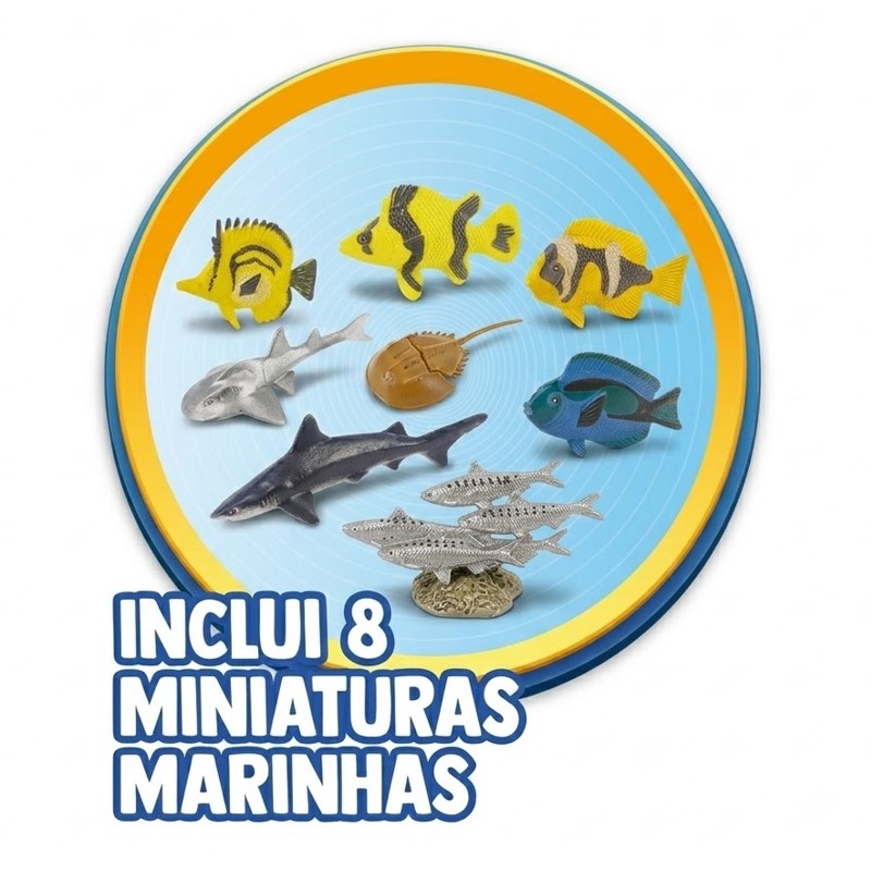 Brinquedo Mordida do Tubarão Aventura Marinha c/ Som - Brink Center