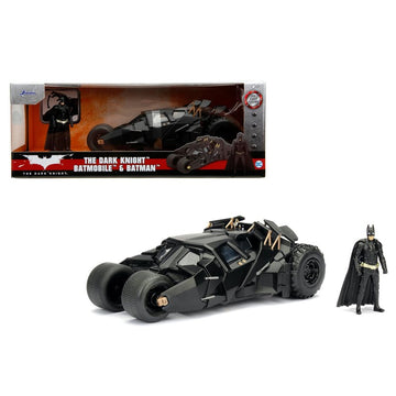 Miniatura Batmóvel Tumbler com Boneco Filme Clássico 2008 1:24 - Jada