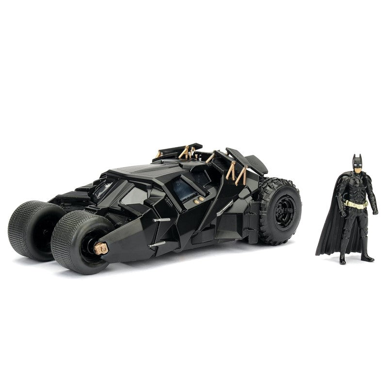 Miniatura Batmóvel Tumbler com Boneco Filme Clássico 2008 1:24 - Jada