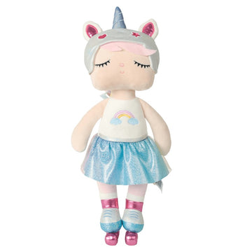 Boneca Angela Unicórnio Patinadora 33cm - Metoo