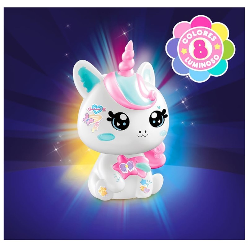Decore sua Luminária Unicórnio Kawaii - Fun