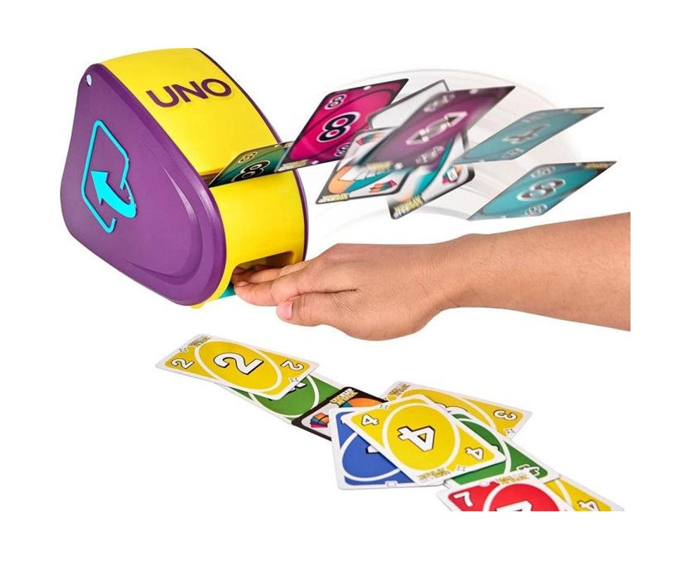 Jogo Uno Flip Attack Com Lançador De Cartas - Mattel