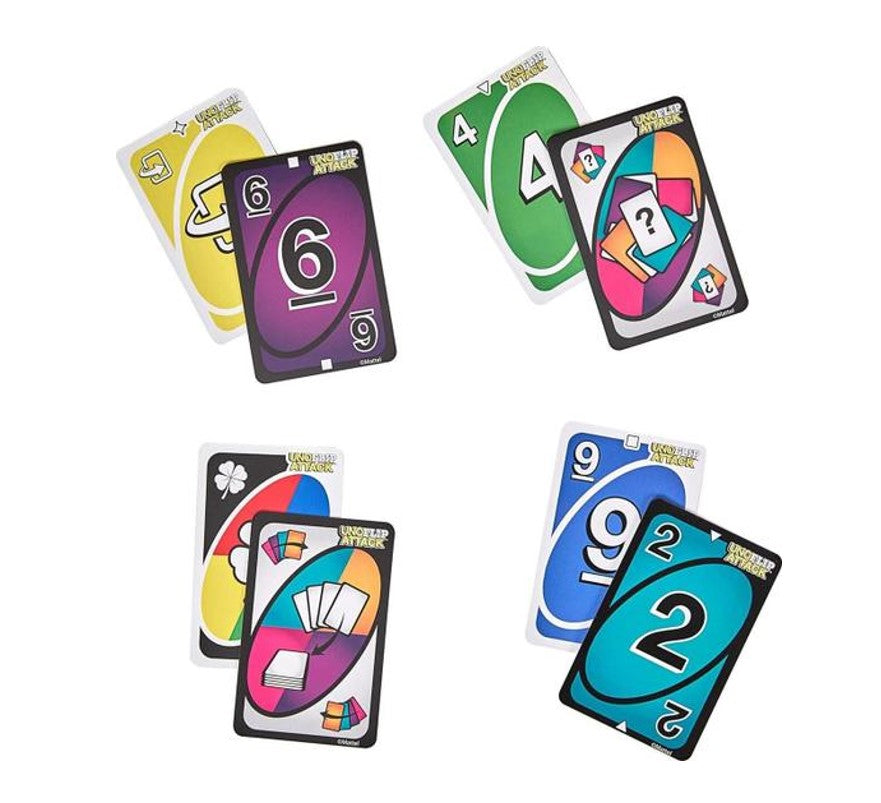 Jogo Uno Flip Attack Com Lançador De Cartas - Mattel