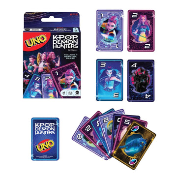 Jogo de Cartas UNO K-Pop Demon Hunters - Mattel