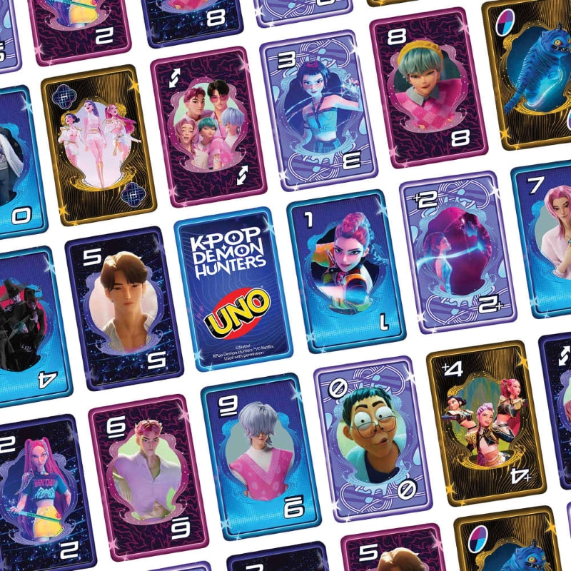 Jogo de Cartas UNO K-Pop Demon Hunters - Mattel