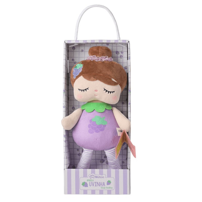 Boneca Metoo Angela Frutas Uvinha 33cm - Metoo