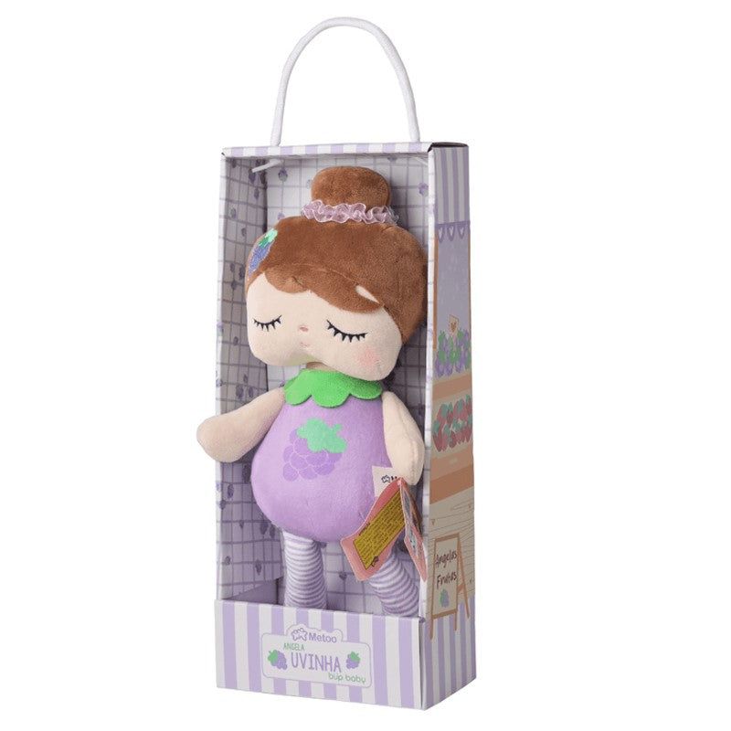 Boneca Metoo Angela Frutas Uvinha 33cm - Metoo