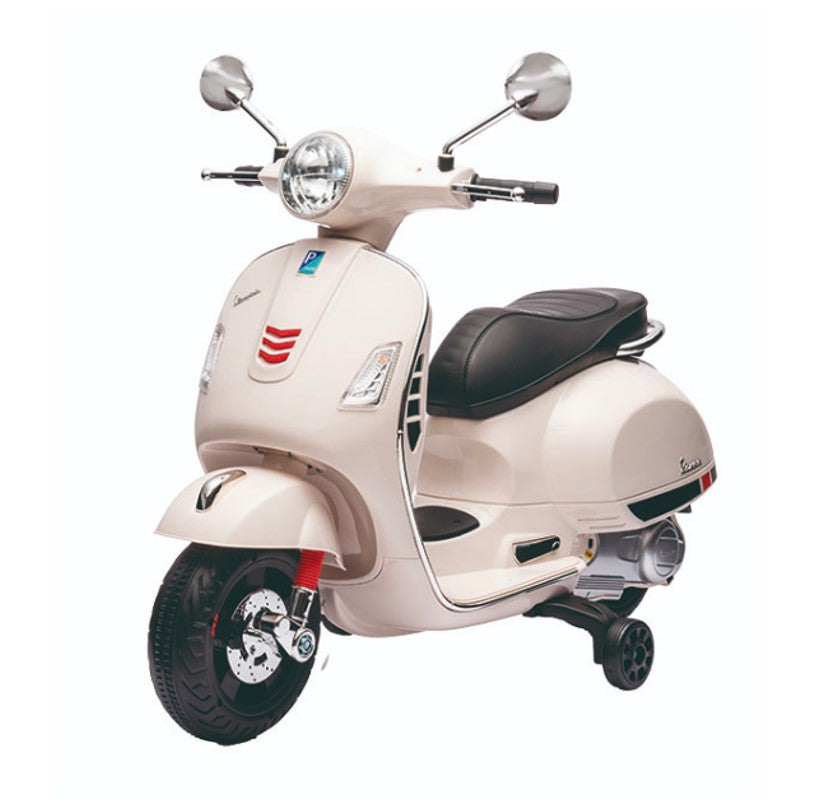 Moto Elétrica 6V Infantil Scooter Vespa Branca - Zippy Toys