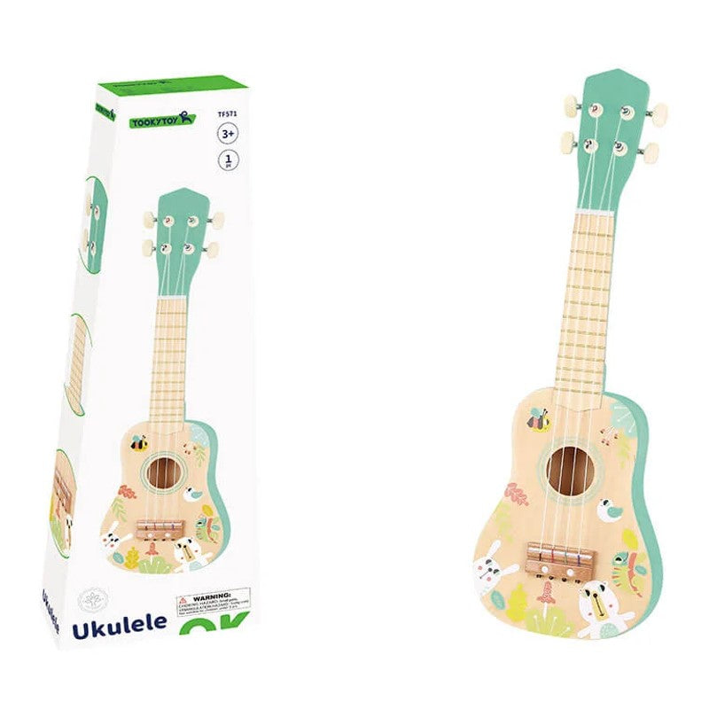 Violão Ukulele Infantil Madeira - Tooky Toy