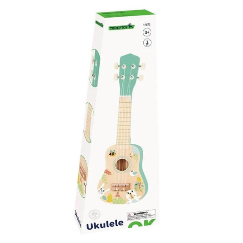 Violão Ukulele Infantil Madeira - Tooky Toy