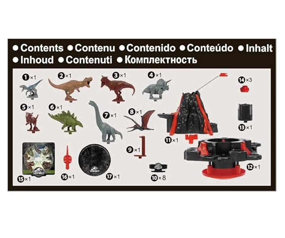 Jogo Jurassic World Shaky Volcano 7509 - Epoch