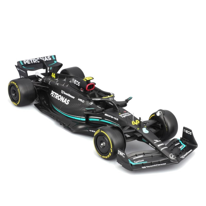 Miniatura F1 Mercedes Amg com boneco Hamilton - CALIFORNIA