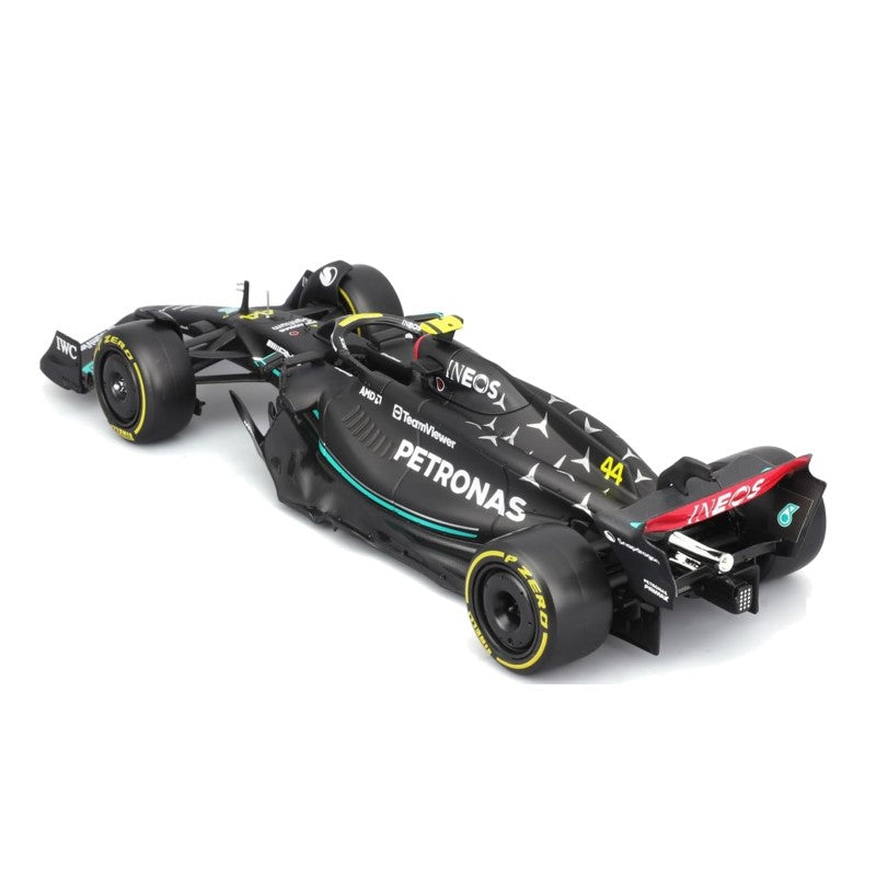 Miniatura F1 Mercedes Amg com boneco Hamilton - CALIFORNIA