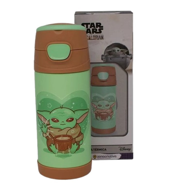 Garrafa Térmica Handle Baby Yoda Star Wars - Zona Criativa