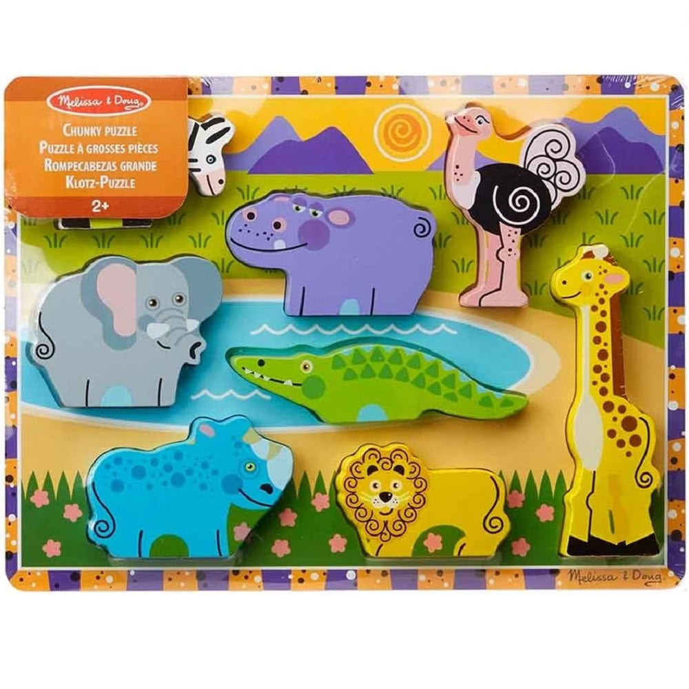 Quebra Cabeça Infantil de Madeira Zoológico Melissa & Doug - Sunny