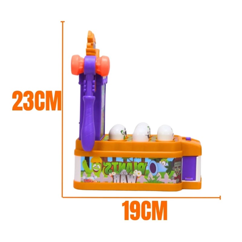 Jogo Interativo Infantil Martela Zumbi Luz E Som - Shiny