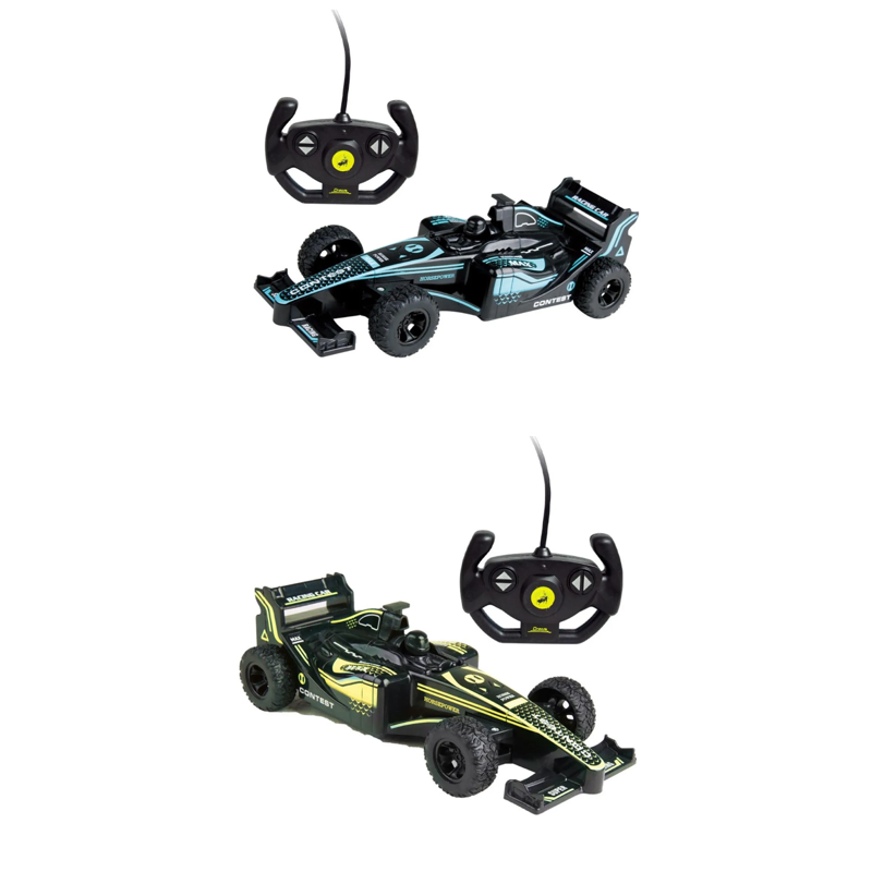 Carrinho R/C Racing Recarregável com 4 Funções - DM Toys