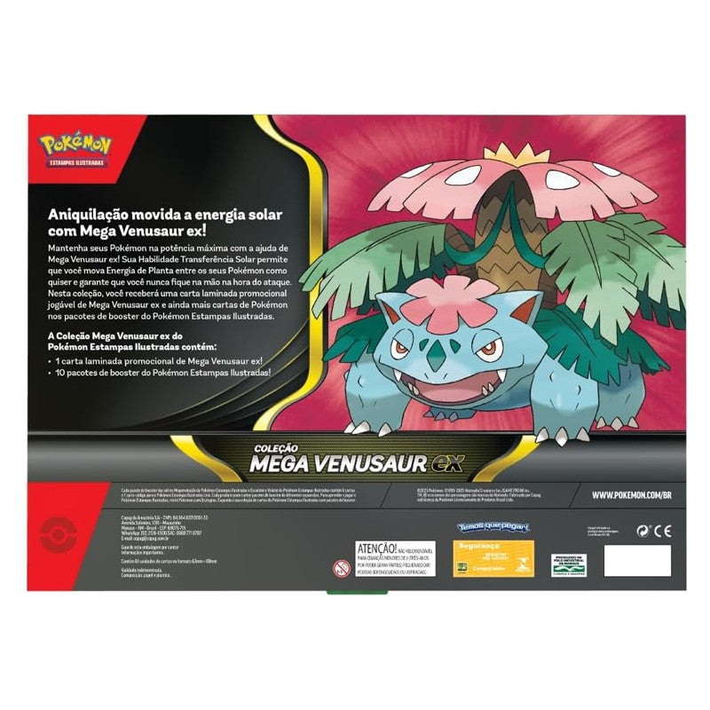 Pokémon TCG Coleção Mega Venusaur Ex Português - Copag