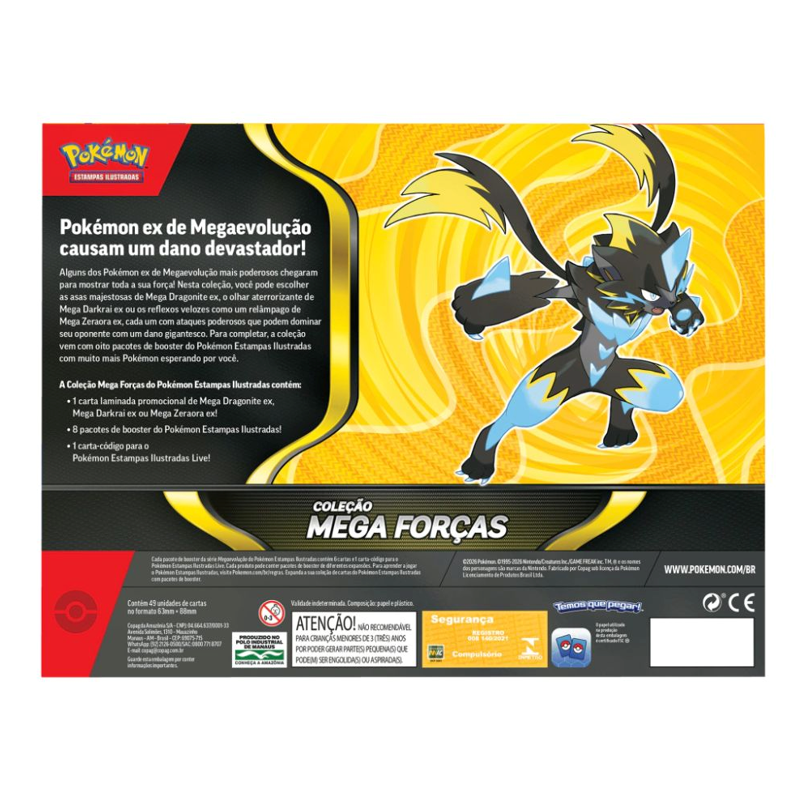 Pokémon Box de Coleção Mega Forças - Copag