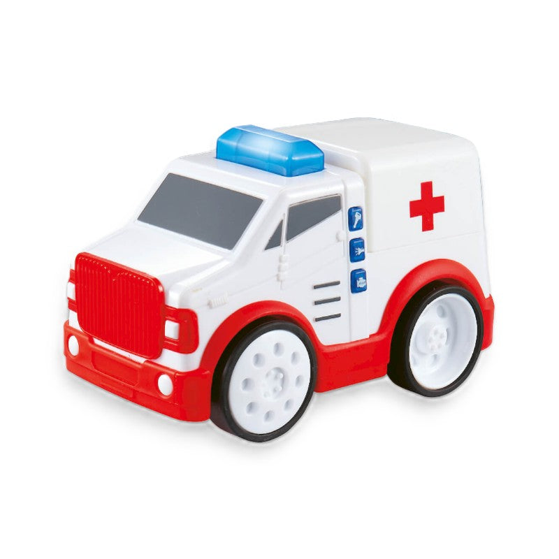 Carrinho Ambulância com Luz e Som - Shiny Toys