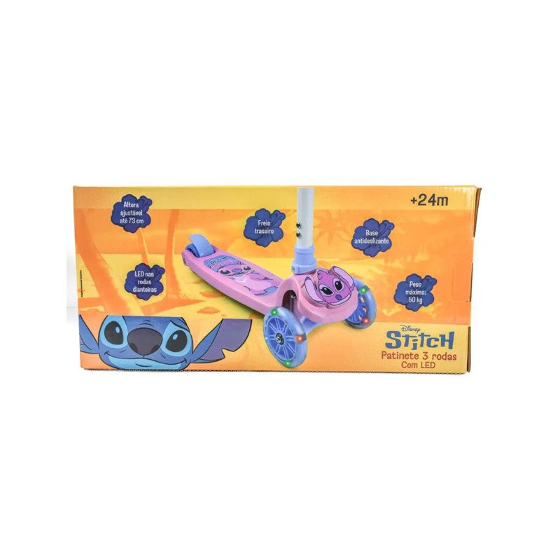 Patinete Angel com Três Rodas Luz e Som - Brink Center