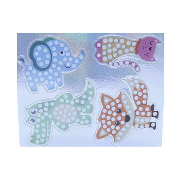 Kit Adesivos Brilhantes Animais - Shiny Toys
