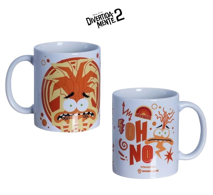 Caneca Pop Ansiedade Divertidamente 350ml - Zona Criativa