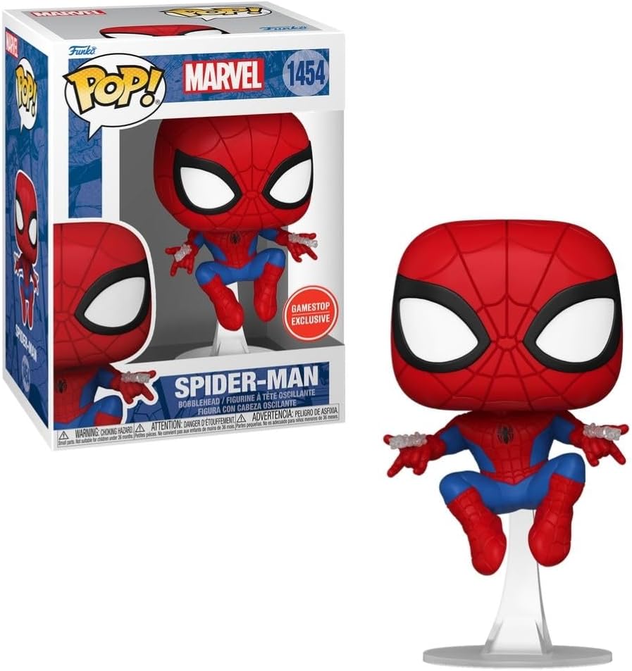 Boneco Funko Pop! Marvel - Homem-Aranha Disparando Teia