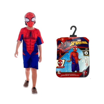Fantasia Homem Aranha com Máscara Tamanho P - Novabrink