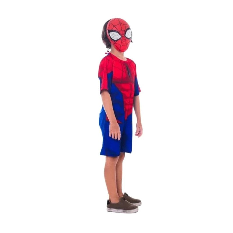 Fantasia Homem Aranha com Máscara Tamanho M - Novabrink