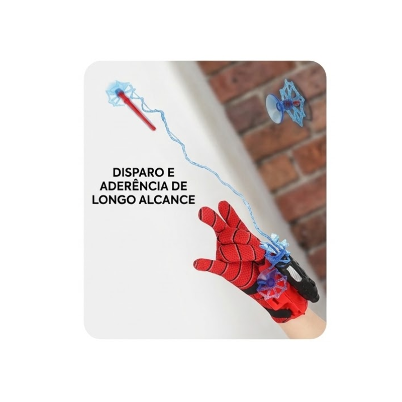 Luva com Super Lança Teia - Brink Center