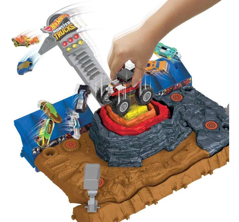 Pista De Corrida Hot Wheels Monster Trucks - Arena De Demolição - Mattel
