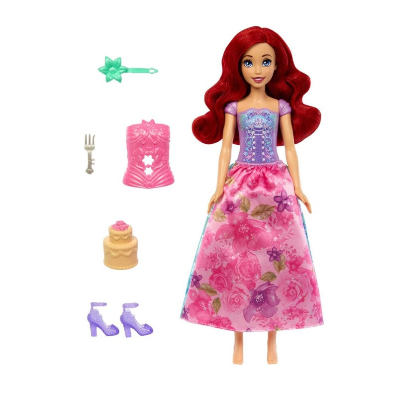 Disney Princess Boneca Gira e Revela Ariel - Mattel