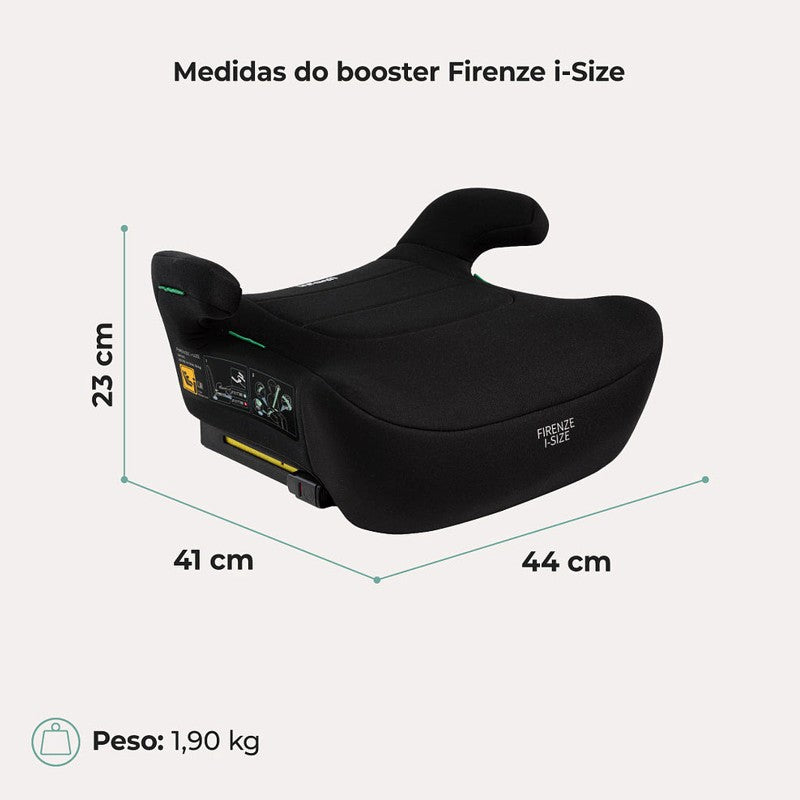 Booster Assento de Elevação Firenze i-Size Preto - Infanti