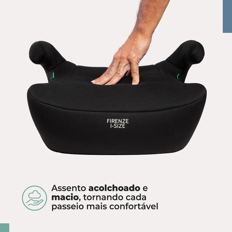 Booster Assento de Elevação Firenze i-Size Preto - Infanti