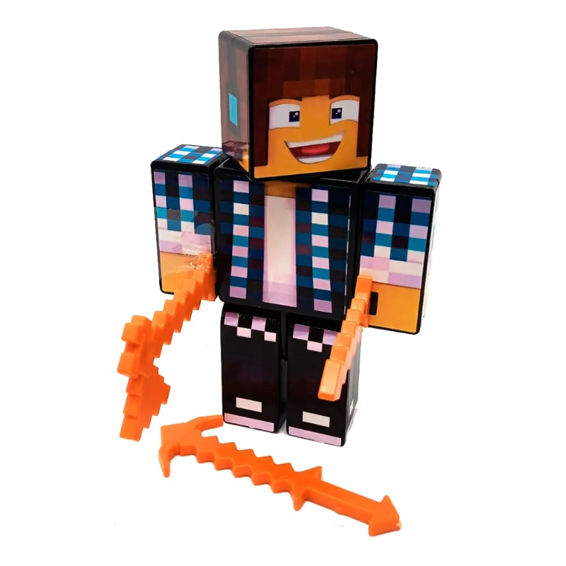 Boneco Authentic Games 15 Cm Com Acessórios - Algazarra