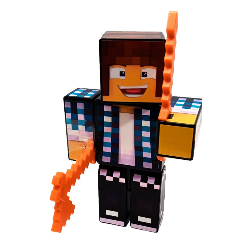 Boneco Authentic Games 15 Cm Com Acessórios - Algazarra