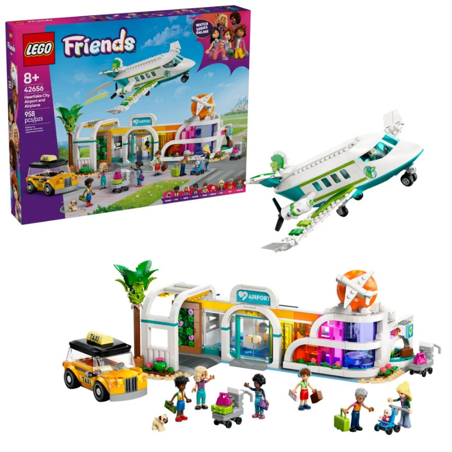 Lego Friends Aeroporto e avião da Cidade Heartlake 42656