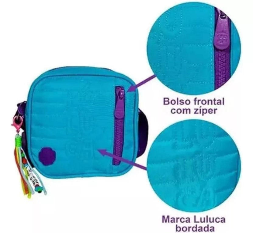 Bolsa Transversal Juvenil Luluca Azul Lu2735AZ