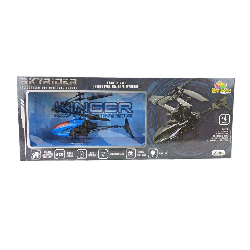 Brinquedo Helicoptero C/R infrared 2 canais - Zein