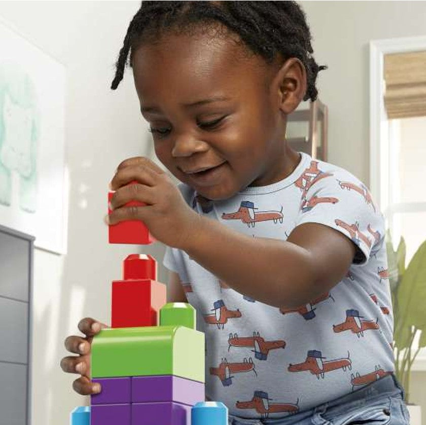 Mega Bloks Bolsa de Construção de 60 Peças Azul - Mattel