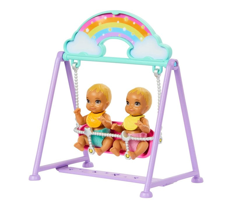 Barbie Skipper Babá Cuidado Com Gêmeos Mattel HXM99