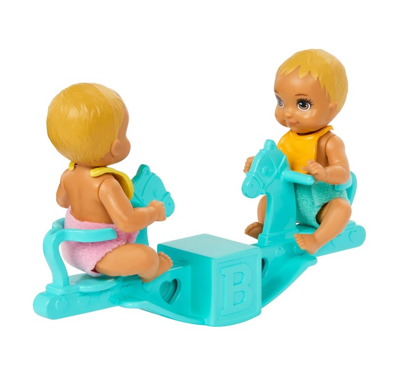 Barbie Skipper Babá Cuidado Com Gêmeos Mattel HXM99